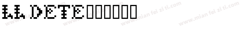 LL DETE字体转换
